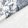 Tissu de décoration Semi-panama Toile de Jour – bleu marine/écru,  thumbnail number 5