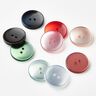 Bouton 2 trous brillant [Ø 25 mm] – vieux rose foncé,  thumbnail number 4