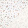 GOTS Tissu double gaze de coton Jolies petites fleurs  | Poppy Fabrics – ivoire/orange,  thumbnail number 4