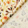 Mélange viscose lin Feuilles d’automne – beige clair/orange,  thumbnail number 4