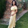 Mélange coton viscose Rayures – jaune curry/écru,  thumbnail number 9