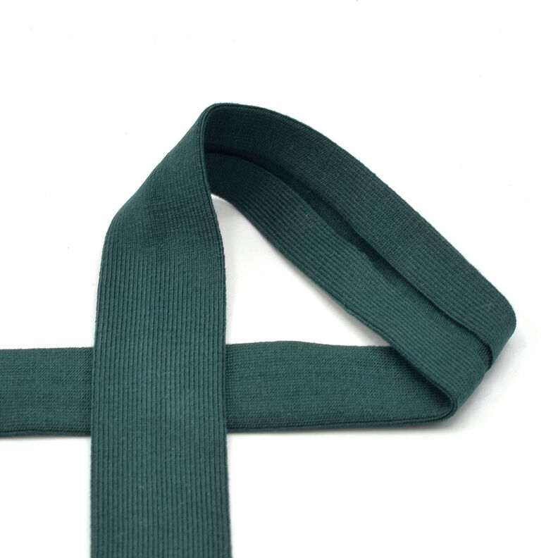 Biais Jersey coton [20 mm] – vert foncé,  image number 1