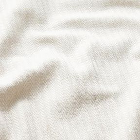Tissu de décoration Jacquard Rayures discrètes – écru, 