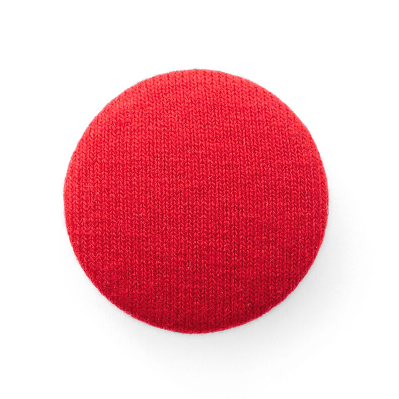 Bouton recouvert, Jersey viscose moyen – chili,  image number 1