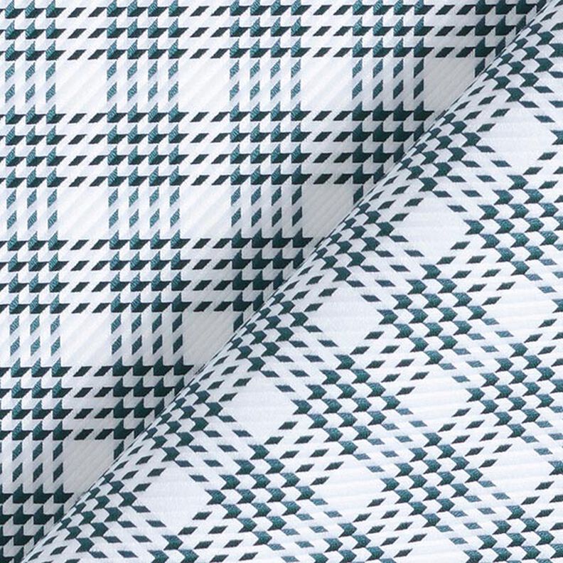 Tissu pour chemisier Pied de poule – blanc/anthracite,  image number 4