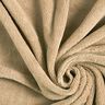 Tissu éponge douillet Bambou Uni – beige,  thumbnail number 1