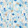 Tissu d’extérieur Canvas maisons de plage – bleu/blanc,  thumbnail number 1