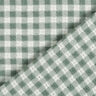 Tissu en coton à carreaux structurés – blanc/roseau,  thumbnail number 5