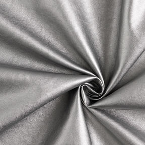 Similicuir Brillance métallisée – argent ancien métallique, 