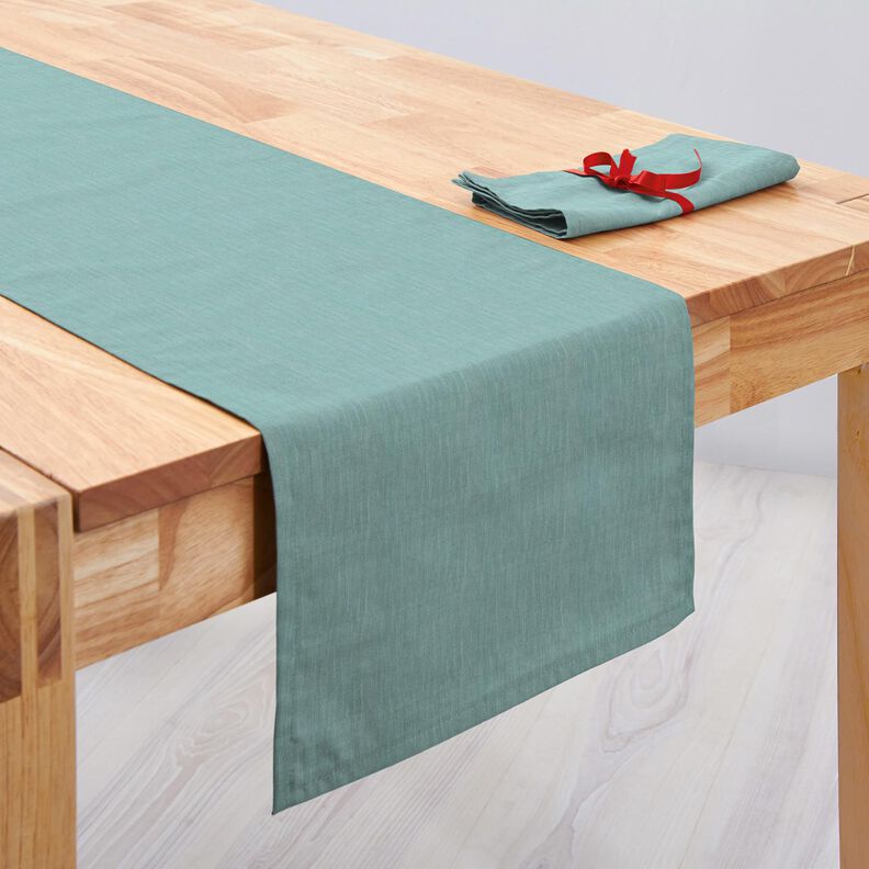 Tissu de lin en ramie mélangée medium – eucalyptus,  image number 6