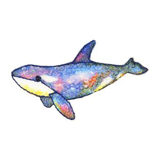 Application baleine [ 3 x 7 cm ] – bleu, 
