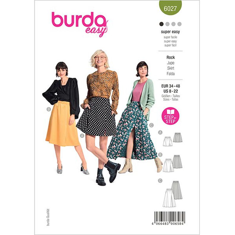 Jupe, Burda 6027 | 34 - 48,  image number 1