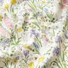 Tissu de décoration Semi-panama Lapins dans prairie fleurie – ivoire/rose clair,  thumbnail number 2