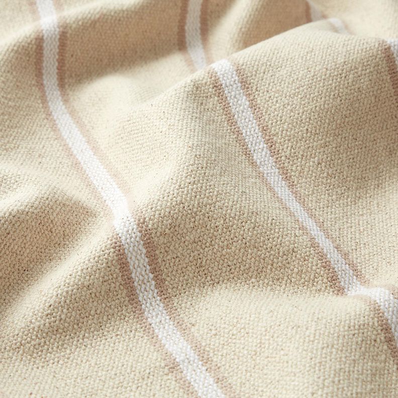 Tissu coton rustique – anémone/nature, image number 2