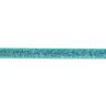 Ruban de velours Métallique [10 mm] – bleu aqua,  thumbnail number 2
