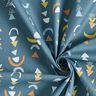 Tissu en coton Cretonne Formes abstraites – gris bleu,  thumbnail number 3