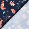 Jersey coton Animaux en automne Impression numérique  – bleu nuit,  thumbnail number 4