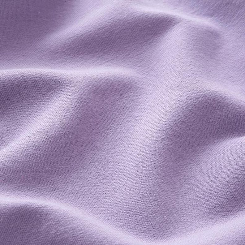 Molleton coton léger uni – mauve,  image number 4