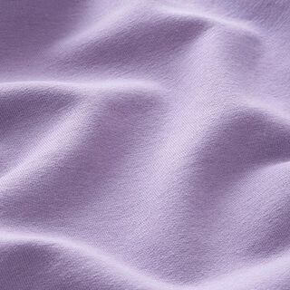 Molleton coton léger uni – lilas pastel, 