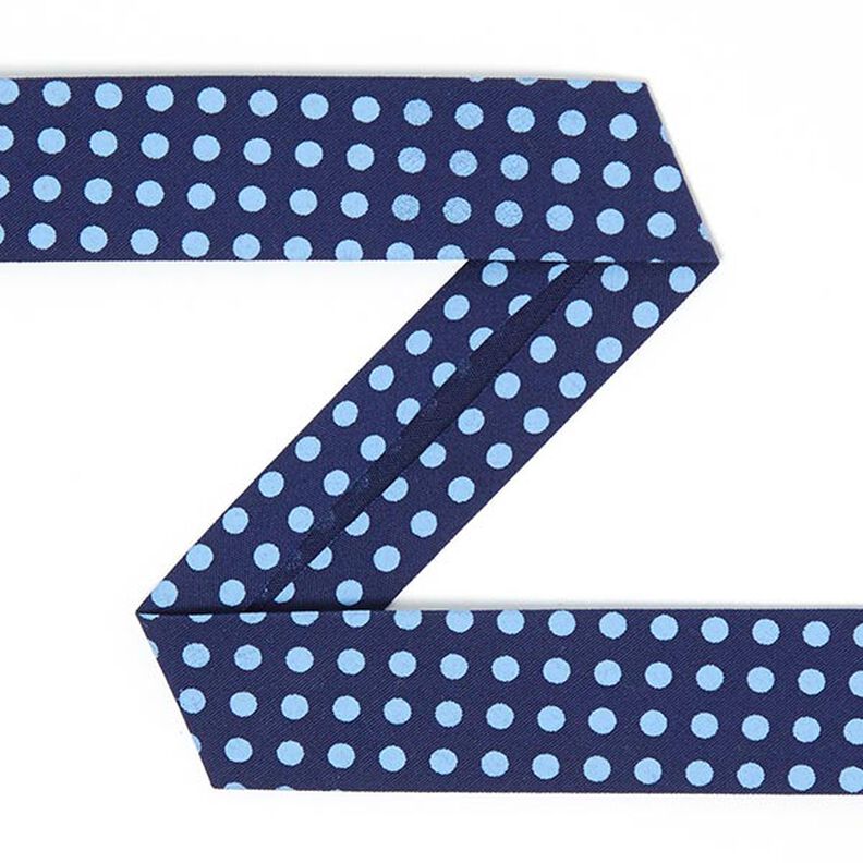 Biais Petits pois (20 mm) 3 &ndash; navy,  image number 1
