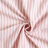 Tissu double gaze de coton Double face Rayures – vieux rose/blanc,  thumbnail number 4