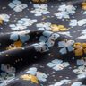 Jersey coton Jolies petites fleurs – bleu noir,  thumbnail number 2