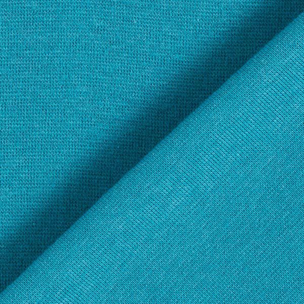 GOTS Bord-côtes coton OCEAN LOVE | Albstoffe – pétrole, image number 3