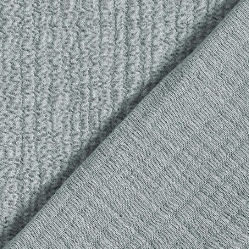 Tissu triple gaze de coton Uni – gris éléphant,  image number 4