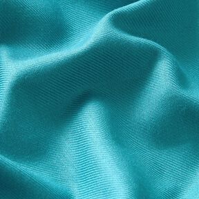 Tissu pour chemisier coton et viscose mélangés uni – turquoise, 