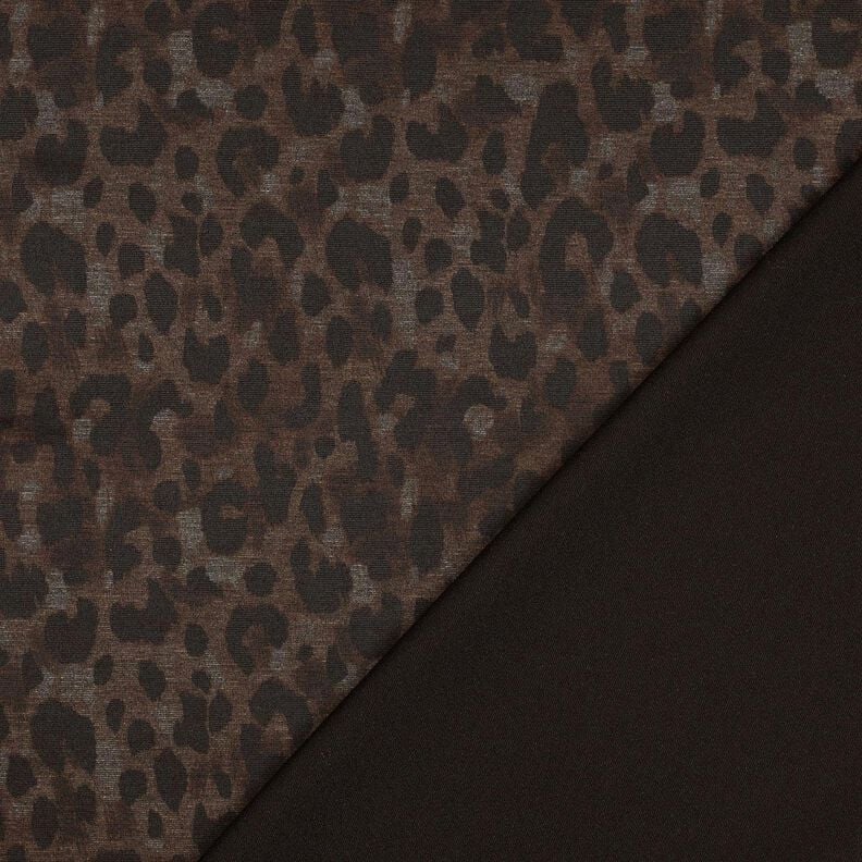 Romanit Jersey Léopard – marron foncé/noir,  image number 4