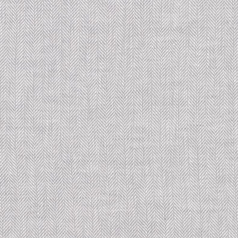 Mélange lin-coton chevron – gris clair,  image number 1