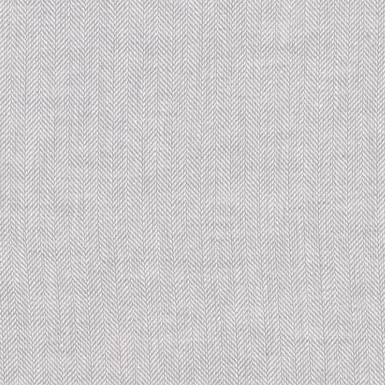 Mélange lin-coton chevron – gris clair,  image number 1