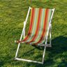 Extérieur Tissu pour chaise longue Rayures verticales 44 cm – terre cuite/orange,  thumbnail number 4
