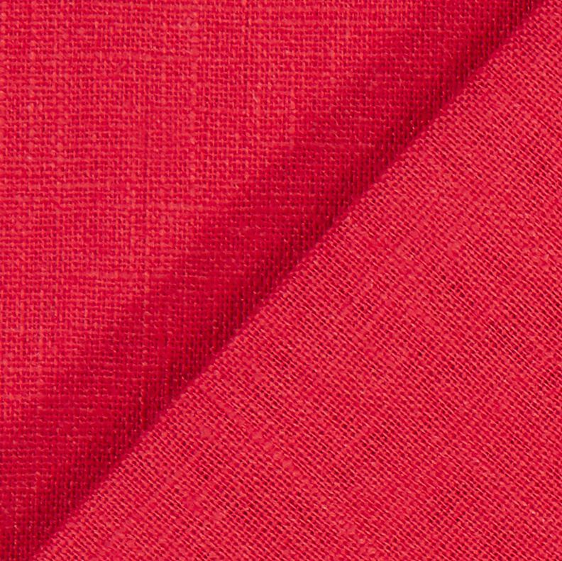 Tissu de lin en ramie mélangée medium – rouge, image number 2