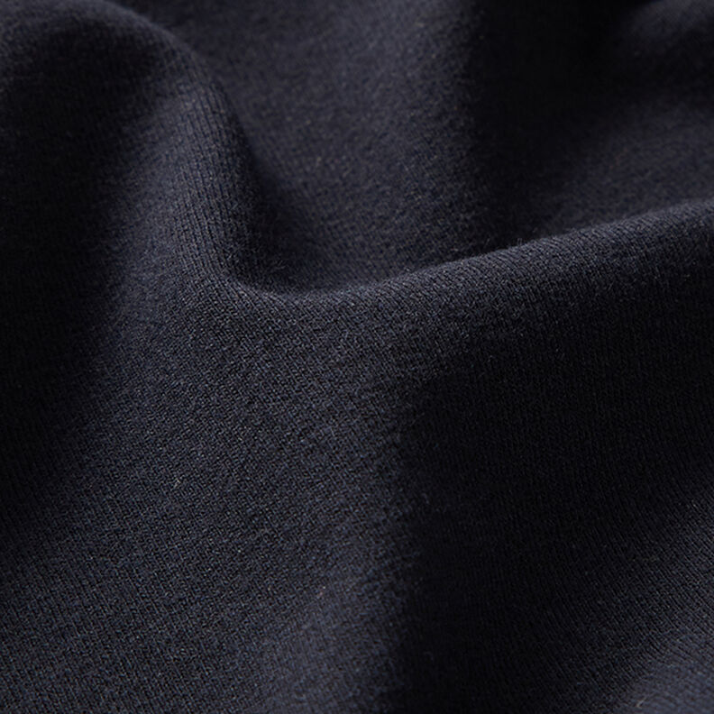 Jersey en coton mélangé recyclé – bleu nuit, image number 2