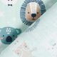 Popeline coton Animaux de fête – bleu aqua,  thumbnail number 4
