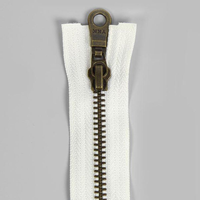Fermeture éclair divisible | Métal antique (841) | YKK,  image number 1