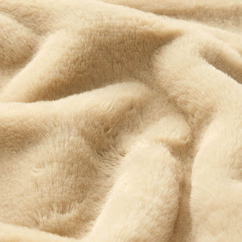 Tissu de revêtement Fourrure synthétique – beige,  image number 2