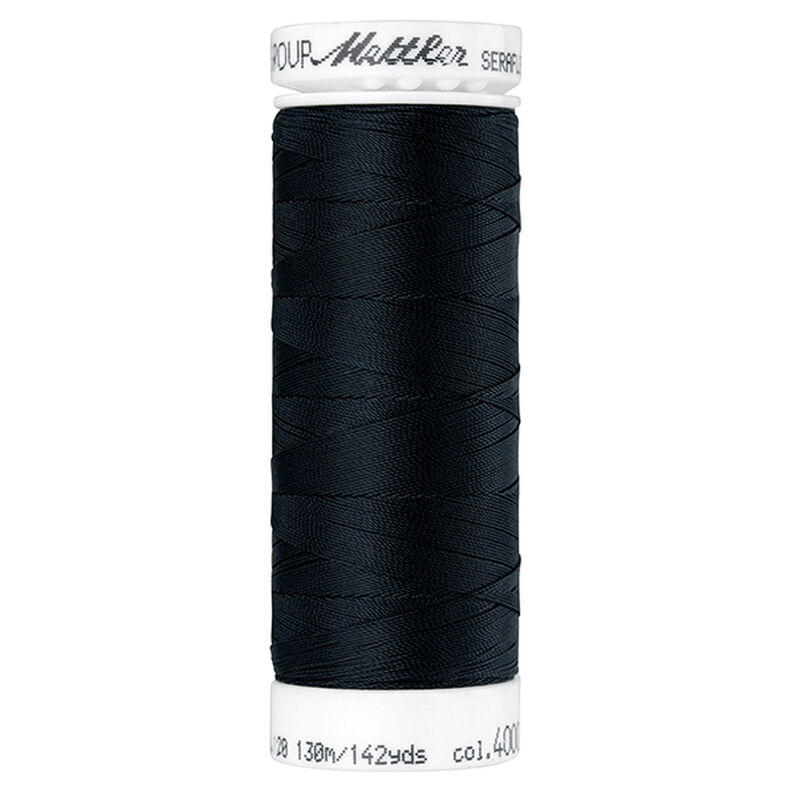 Fil à coudre Seraflex pour coutures élastiques (4000) | 130 m | Mettler – noir,  image number 1