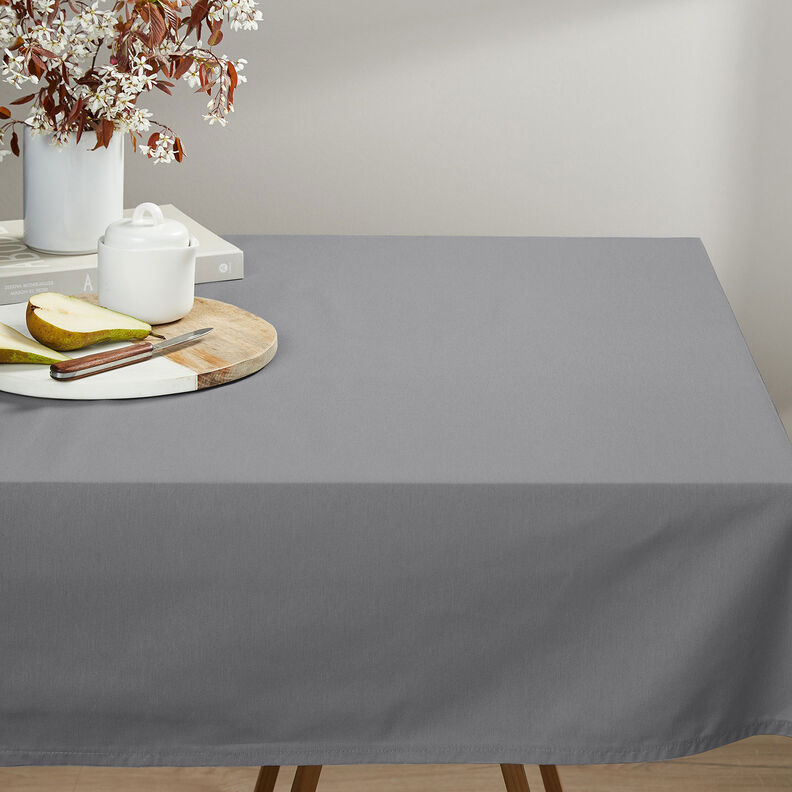 Tissu en coton Cretonne Uni – gris éléphant, image number 5