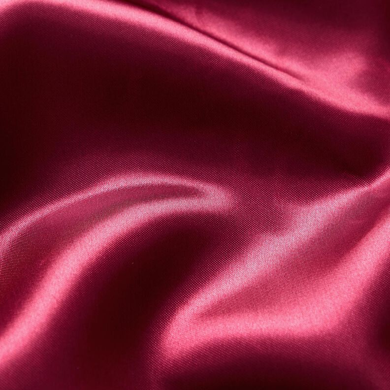 Satin polyester – rouge foncé, image number 3