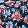 Jersey coton Fleurs de rêve | Glitzerpüppi – bleu marine,  thumbnail number 1