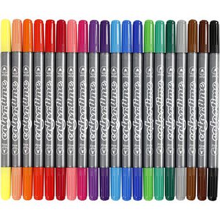 Colortime Dual Feutres [20Pièces ], 