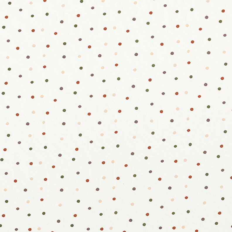 Jersey coton Points multicolores – écru, image number 1