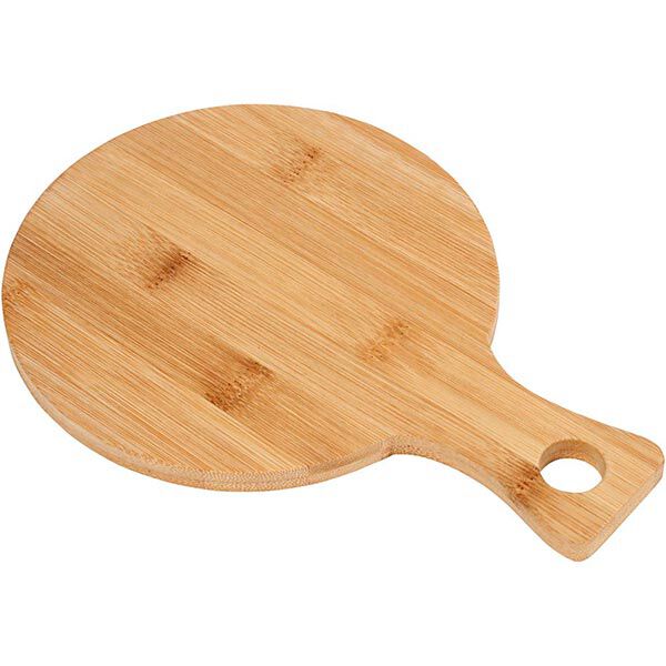 Planche à découper ronde en bambou, 24 cm, image number 1