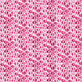 GOTS French Terry Batik motif léopard | TCC x LOOKS by Wolfgang Joop – pourpre/blanc, 