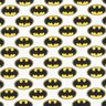 Popeline coton Logo Batman Tissu sous licence | DC Comics – blanc,  thumbnail number 1