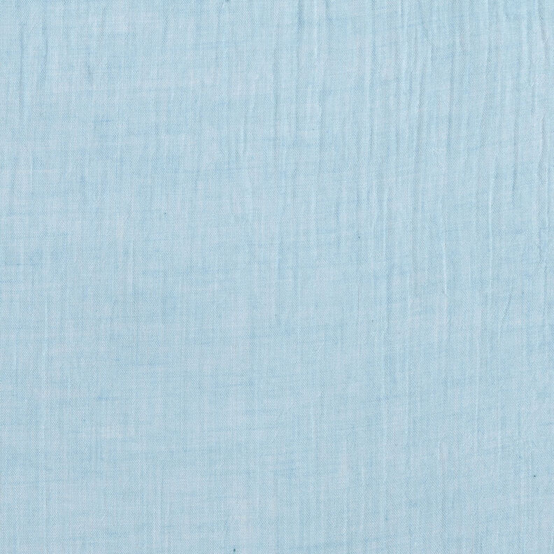 Voile mélangé froissé – bleu clair,  image number 1