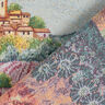 panneau décoratif Gobelin Paysage fleuri – carmin/beige clair,  thumbnail number 4