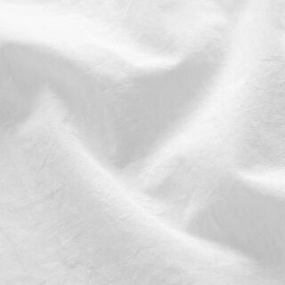 Soie à ballons microfibre unie – blanc | Reste 50cm, 